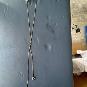 Jo Berry Gold chain lariat with mint enamel